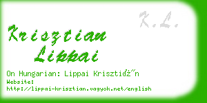 krisztian lippai business card